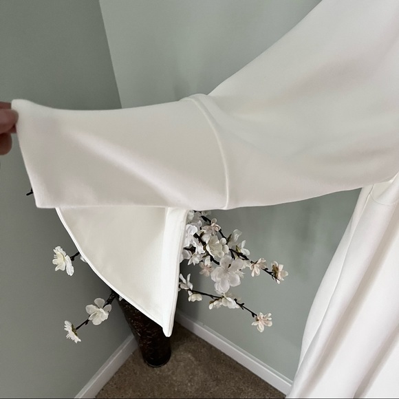 Calvin Klein 3/4 Split Sleeve Scuba Crepe Sheath Dress NWT Size 22W - Picture 4 of 6